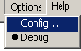 Options->Config...